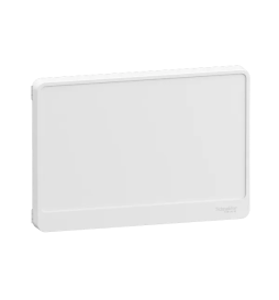 Schneider - Resi9 - porte styl Blanc coffret 18M - 1R - panneau de ctrl - bloc de cmd - Réf : R9H18421