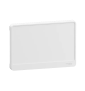 Schneider - Resi9 - porte styl Blanc coffret 18M - 1R - panneau de ctrl - bloc de cmd - Réf : R9H18421