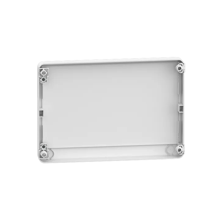 Schneider - Resi9 - porte styl Blanc coffret 18M - 1R - panneau de ctrl - bloc de cmd - Réf : R9H18421