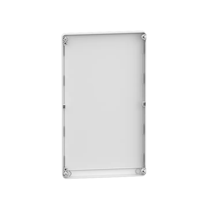 Schneider - Resi9 - porte styl Blanc coffret 18M - 4R - Réf : R9H18424