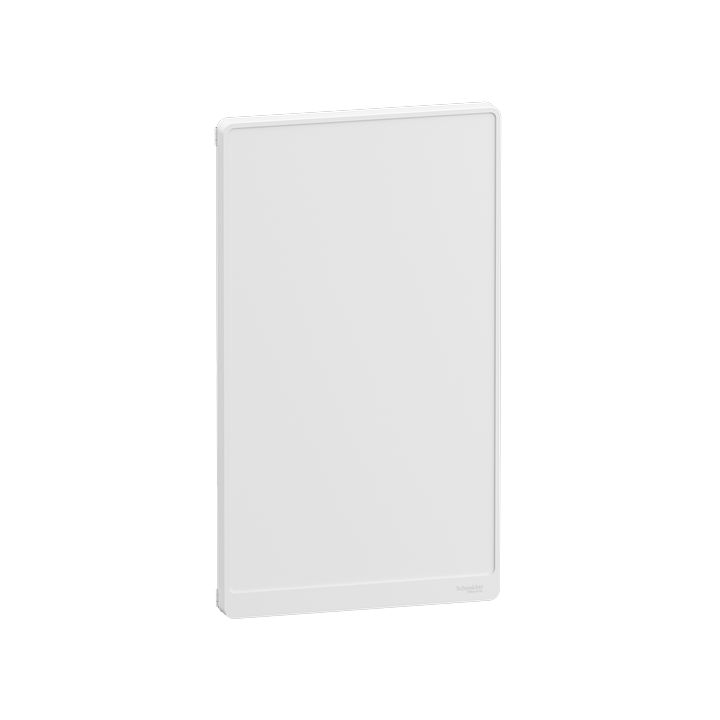 Schneider - Resi9 - porte styl Blanc coffret 18M - 4R - Réf : R9H18424