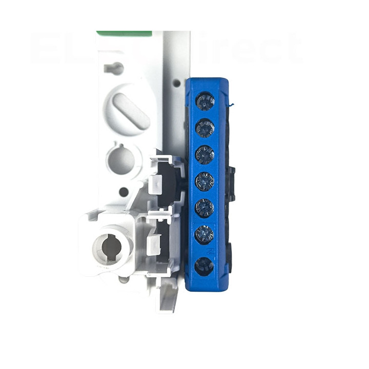 Schneider - Bornier isolé Ph et N 1x35mm2 + 6x16mm2 - pour coffret RESI9 - Réf : R9H13411