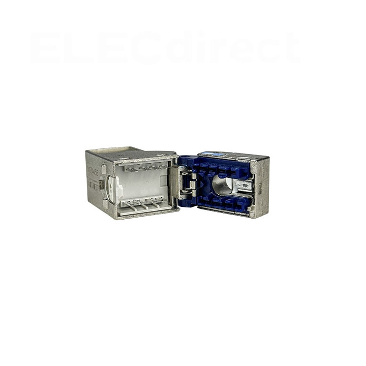 Schneider - LexCom Home RJ45 S-One Cat 6A Blindée STP - Réf : VDIB1772XB96