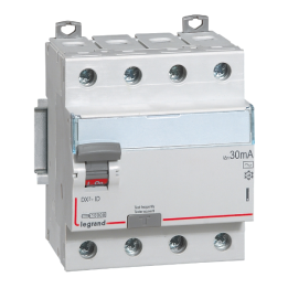 Legrand - Inter diff DX3 - ID 4P 40A - 300mA - AC - Réf : 411665