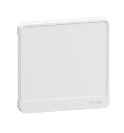 Schneider - Resi9 - porte styl Blanc coffret 13M - 1R - Réf : R9H13421