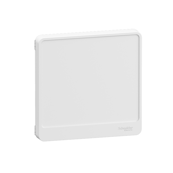 Schneider - Resi9 - porte styl Blanc coffret 13M - 1R - Réf : R9H13421