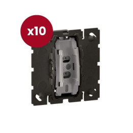 Legrand - Céliane 2024 - LOT de 10 poussoirs inverseur NO+NF - 6A - Réf : CM0031 x 10