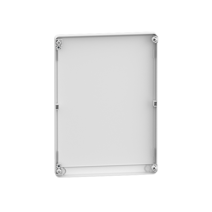 Schneider - Resi9 - porte styl Blanc coffret 18M - 3R - Réf : R9H18423