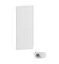 Schneider - Resi9 - porte styl Blanc coffret 13M - 4R + serrure avec clé - Réf : R9H13424+R9H13388