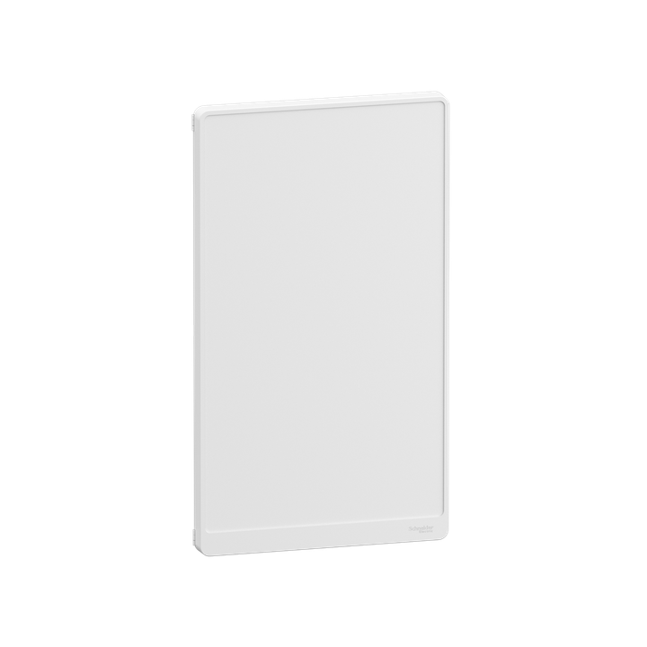 Schneider - Resi9 - porte styl Blanc coffret 18M - 4R - Réf : R9H18424