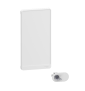 Schneider - Resi9 - porte styl Blanc coffret 13M - 3R + serrure avec clé - Réf : R9H13423+R9H13388