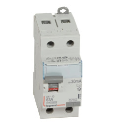 Legrand - DX3 - Interrupteur Différentiel  - 2P - 63A - 30mA  - Type AC - Réf : 411506