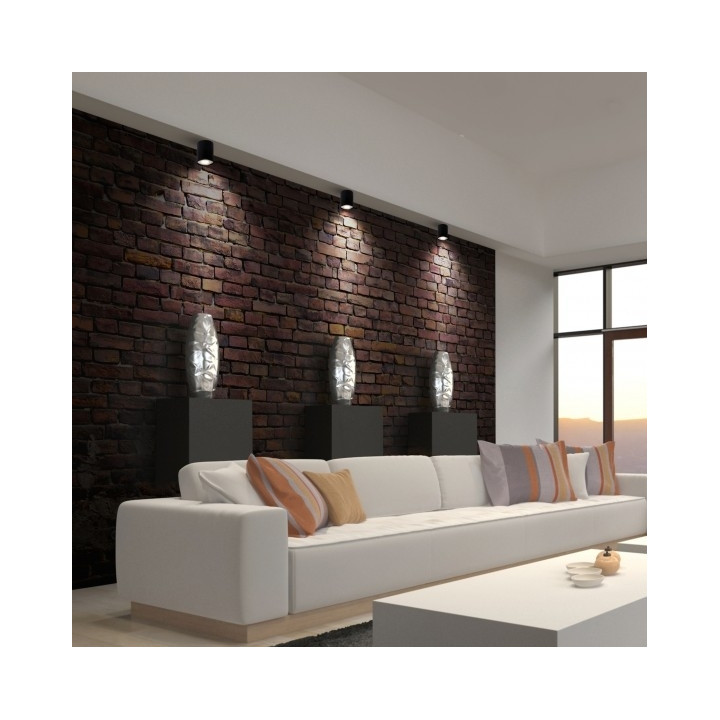 Spectrum - Spot intérieur en saillie - CHLOE GU10 noir - IP20, 10W LED max - Réf : SLIP004003
