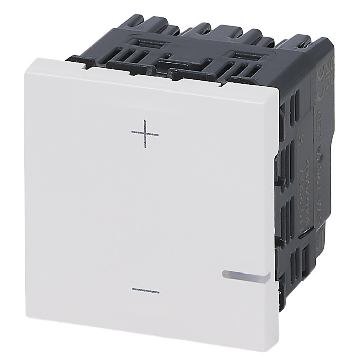 Legrand Mosaic - Interrupteur variateur Mosaic universel - 2 fils sans Neutre - 125W LED - blanc - Réf : 078407A