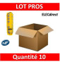 Legrand Batibox - LOT de 10 Boîtes d'encastrement 4 postes - BBC - Prof. 40 - Réf : 080024x10