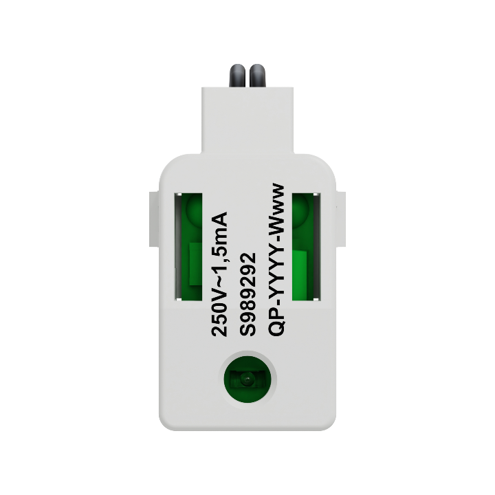 Schneider - Odace 2025 - LED verte 1,5mA 250V à câbler - lumineux/témoin - forte luminosité - Réf : S989292