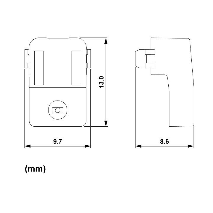 Schneider - Odace 2025 - LED verte 1,5mA 250V à câbler - lumineux/témoin - forte luminosité - Réf : S989292