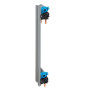 Legrand - Peigne de répartition verticale VX 3 - 2 Rangées - Entraxe 150mm - Réf : 405003