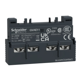 Schneider - Tesys GV - Contact Auxiliaire - 1 O + 1 F - Réf : GVAE11