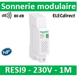 Schneider - Sonnerie modulaire Resi9 XP 230V - 80dB - R9PCBS