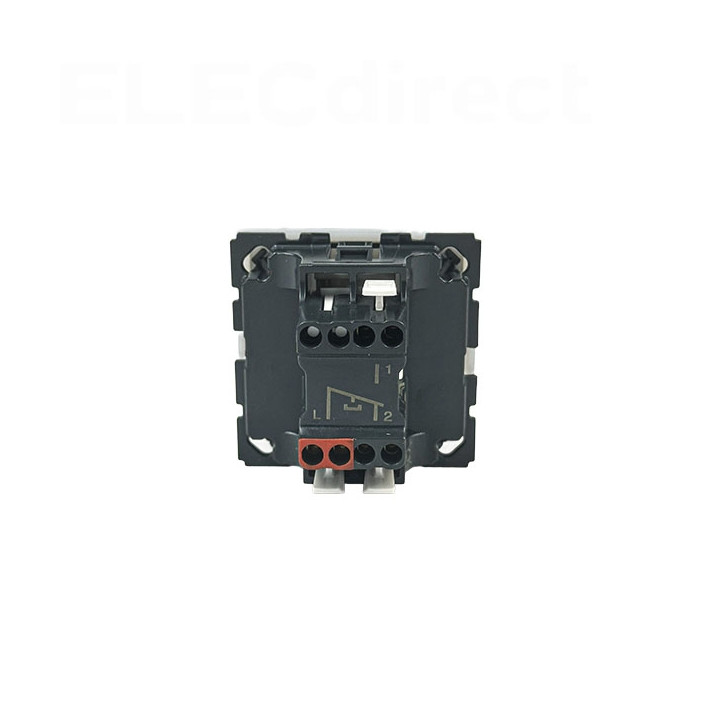Legrand - Mosaic - Bouton Poussoir Easy-Led 6A 250V 2 modules - blanc - Réf : 278040L