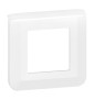 Legrand - Plaque de finition Mosaic 1 poste - 2 modules - EU - Réf : 277802L