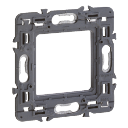 Legrand - Support simple 1 poste (2M) - Mosaic/Céliane - Fixation VIS - Réf : 080251
