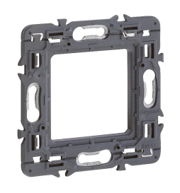 Legrand - Support simple 1 poste (2M) - Mosaic/Céliane - Fixation VIS - Réf : 080251