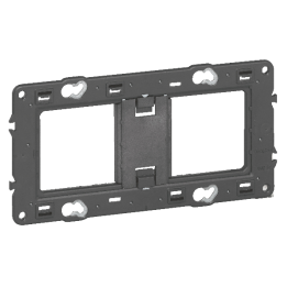 Legrand - Mosaic/Céliane - Support 2 postes (4M) - Fixation VIS - 2 x 2 modules - Réf : 080252