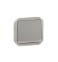 Legrand Plexo - Interrupteur témoin/lumineux avec voyant - 10A - 250V - étanche - IP55/IK08 - Gris - Réf : 069512L