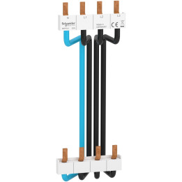 Schneider - Resi9 XP - peigne vertical 3P+N - entraxe 150mm - câbles préformés - Réf : R9PXV4
