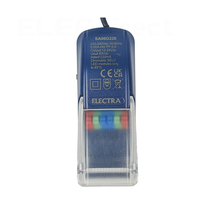 Electra - Spot LED Ø68 Dimmable blanc - orientable - 6W - IP65 - 4CCT - BBC - Angle 60° - 2700/3000/4000/5000°K - Réf : 302687