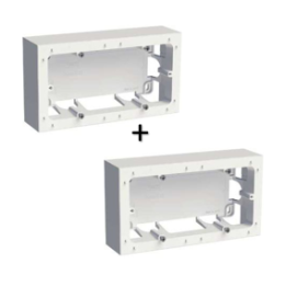 Schneider Odace - Lot de 2 x cadre saillie 2 postes - s520764x2