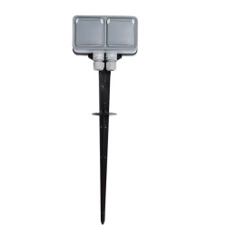 Legrand Plexo - Prise de courant 2x2P+T précâblé 16A 230V + piquet de jardin - IP55/IK07 - Réf : 069749