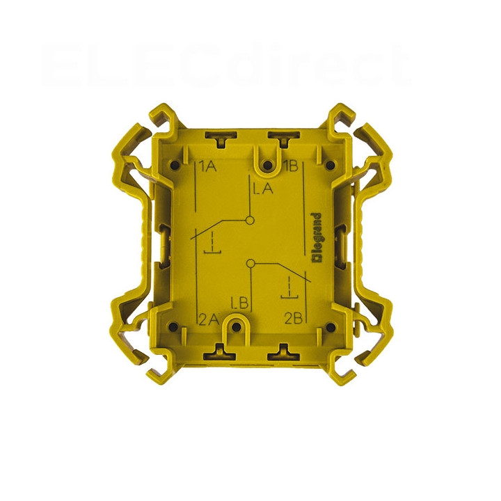 Legrand - Plexo - Commande double - 3 fonctions - saillie - étanche - IP55/IK08 - Blanc - Réf : 069625L+069689L