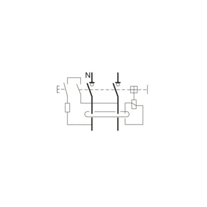 Hager - Interrupteur Différentiel Type HI -1P+N - 40A - 30mA - BD - Réf : CDH140F