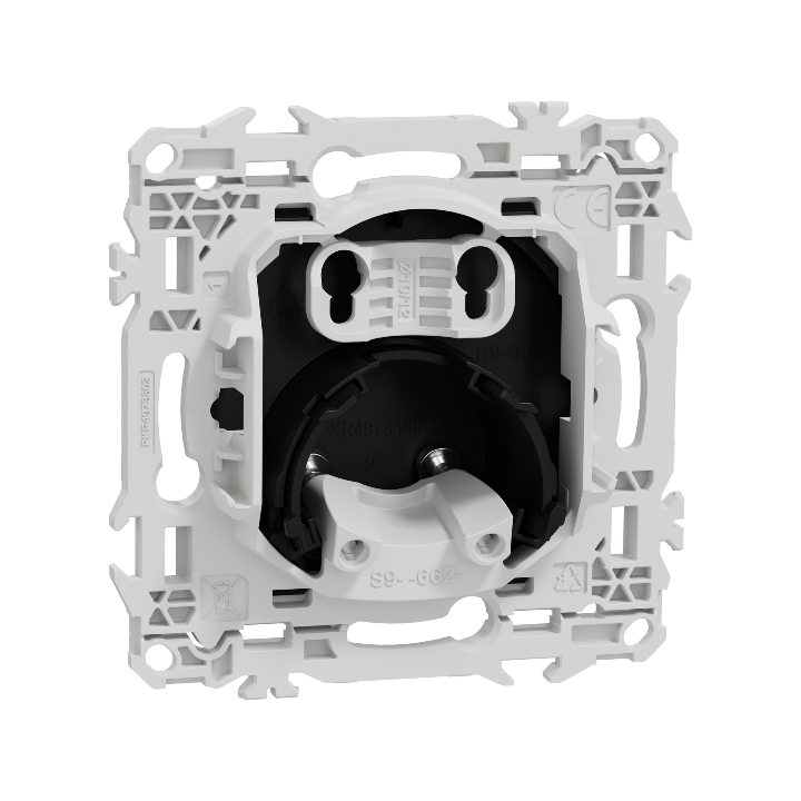 Schneider - Odace 2025 - sortie de câble - serre câble 6 à 12 mm² - noir onyx - Réf : S940662
