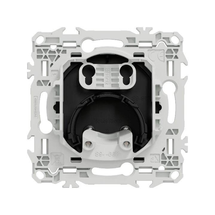 Schneider - Odace 2025 - sortie de câble - serre câble 6 à 12 mm² - noir onyx - Réf : S940662