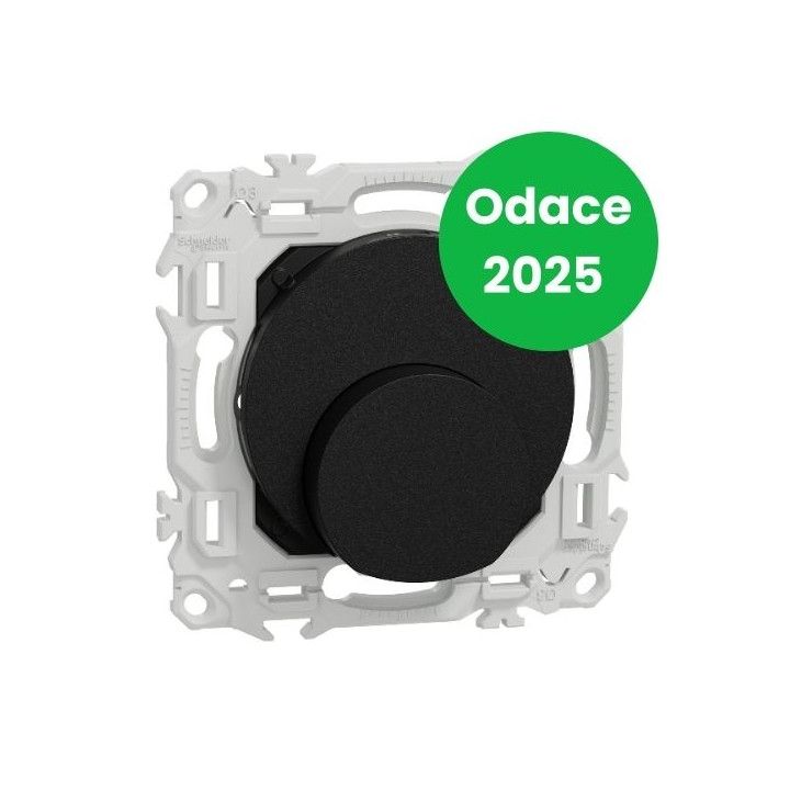 Schneider - Odace 2025 - sortie de câble - serre câble 6 à 12 mm² - noir onyx - Réf : S940662