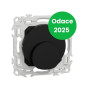 Schneider - Odace 2025 - sortie de câble - serre câble 6 à 12 mm² - noir onyx - Réf : S940662