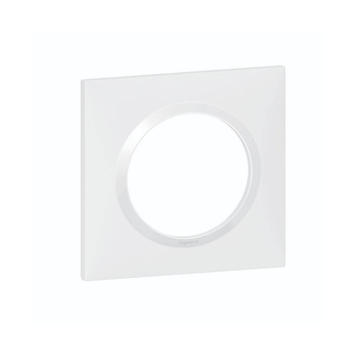 Legrand Dooxie - LOT de 40 plaques carrée 1 poste finition blanc - Réf : 600801x40