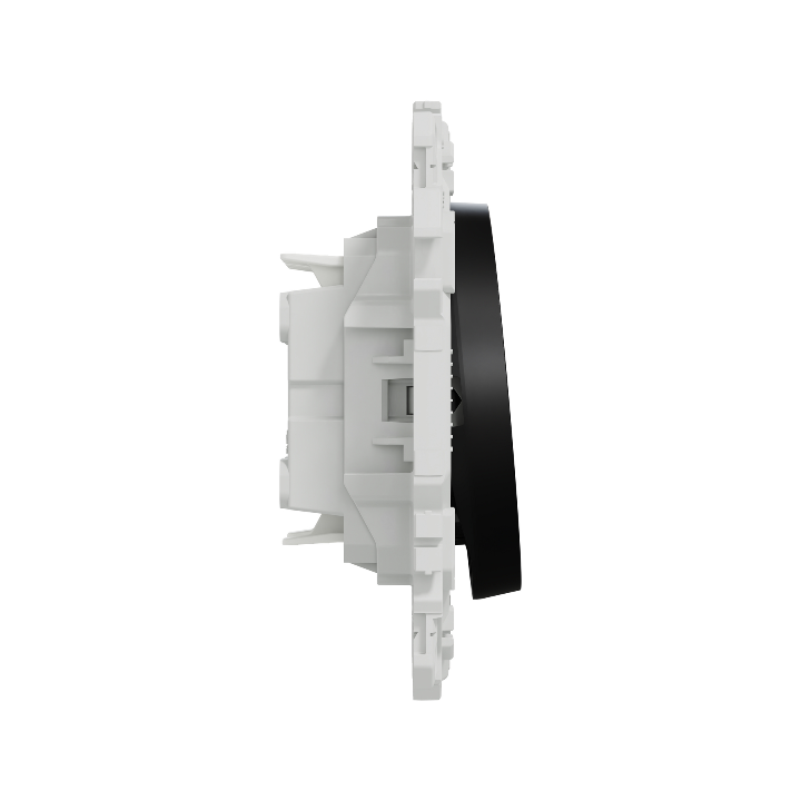 Schneider - Odace 2025 - double va-et-vient ou poussoir - 10AX - noir onyx - Réf : S940214