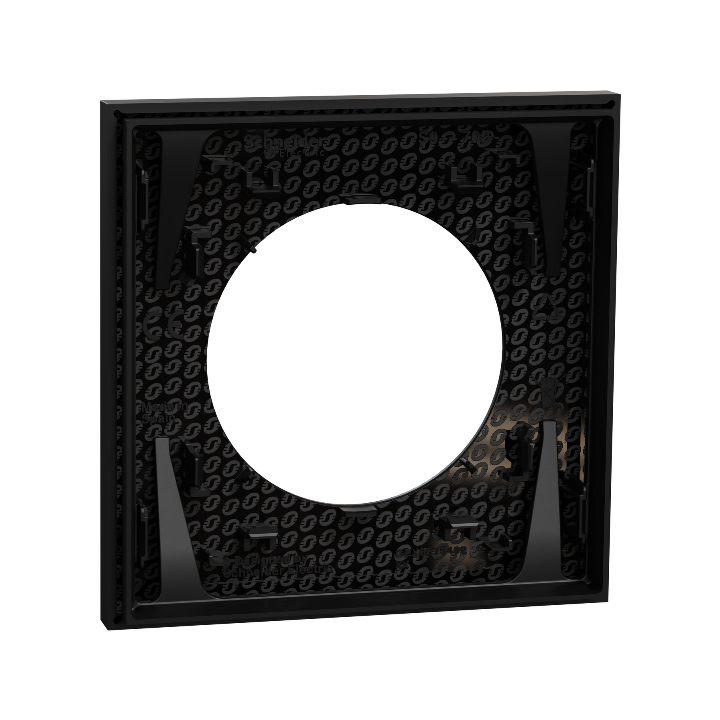 Schneider - Odace 2025 - plaque de finition 1 poste - couleur noir onyx - Réf : S940702