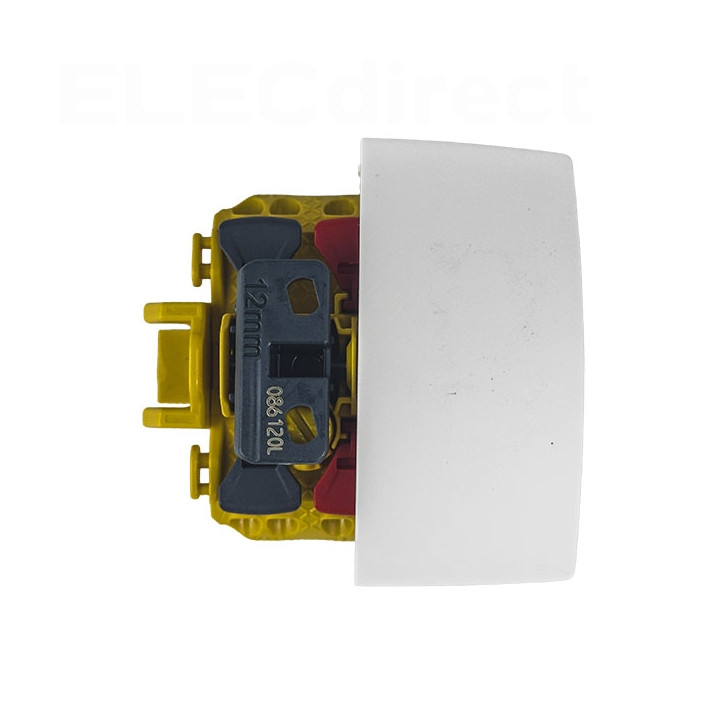 Legrand - Transformeur double 5 en 1 - interrupteur - va et vient - poussoir double - Saillie - Composable - Réf : 086120L