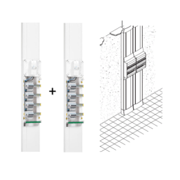 Legrand - Kit GTL 13M - 030037 X 2 - 65 x 250 mm - Avec couvercle complet - long. réglable - 2,45 à 2,60m - 030037x2