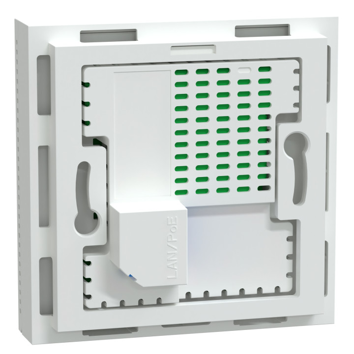 Schneider - Prise RJ45 Pt Acces WiFi bibande POE - WIFI 4-5-6 -1GBIT - blanc - Réf : VDIR20491