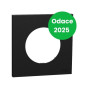 Schneider - Odace 2025 - plaque de finition 1 poste - couleur noir onyx - Réf : S940702