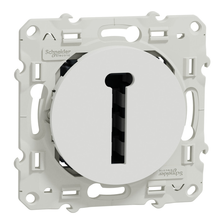 Schneider Odace - Conjoncteur en T + plaque - complet - Réf : S520496+S520702
