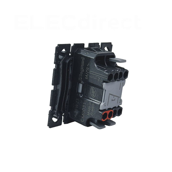 Legrand - Céliane 2024 - LOT de 10 poussoirs inverseur NO+NF - 6A - Réf : CM0031 x 10