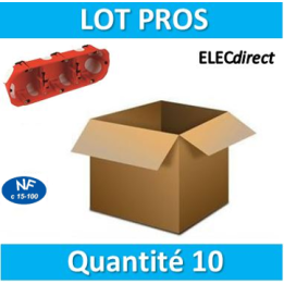 SIB - Boîte triple BBC entraxe 71 mm - 33971x10